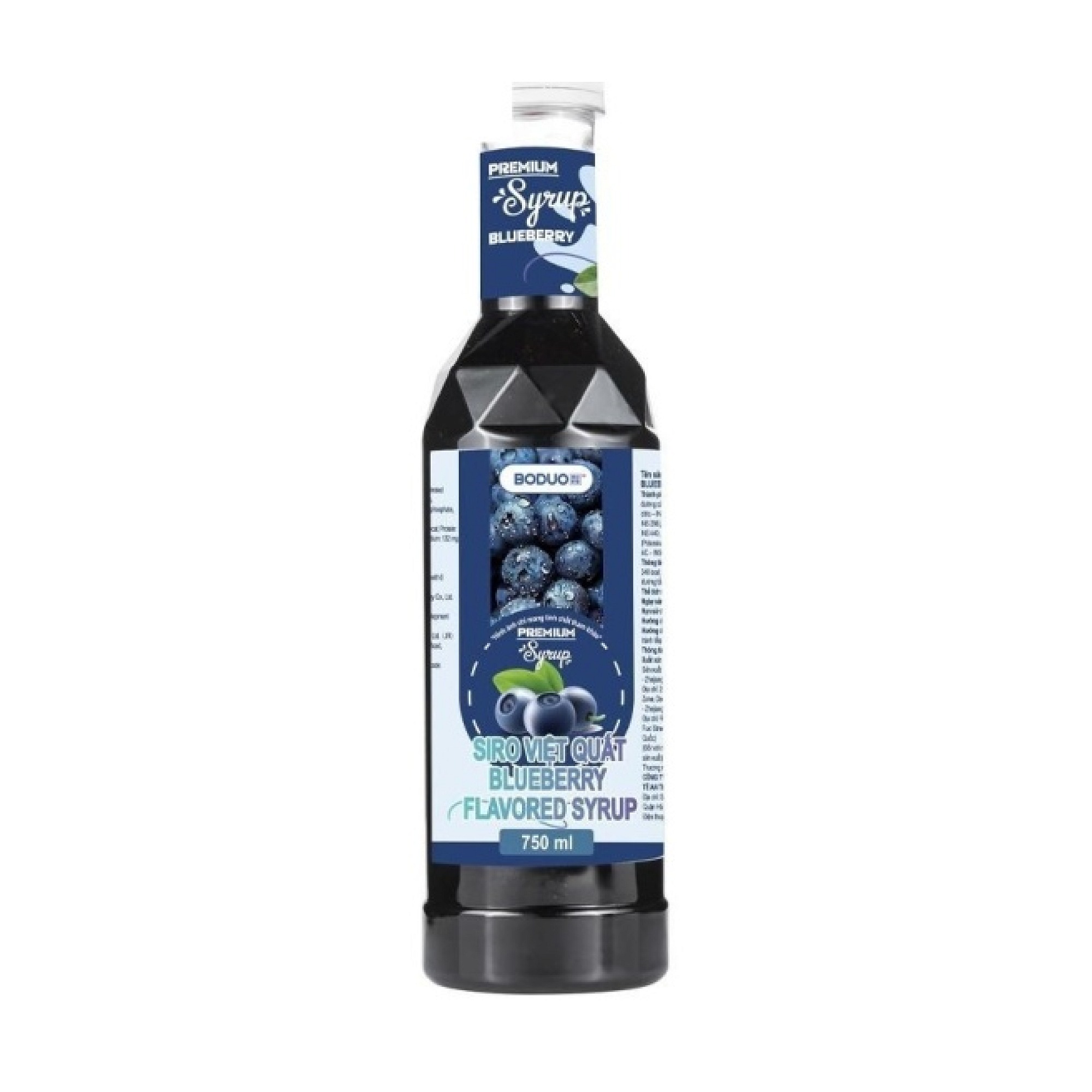 Syrup Boduo Premium 750ml Việt quất