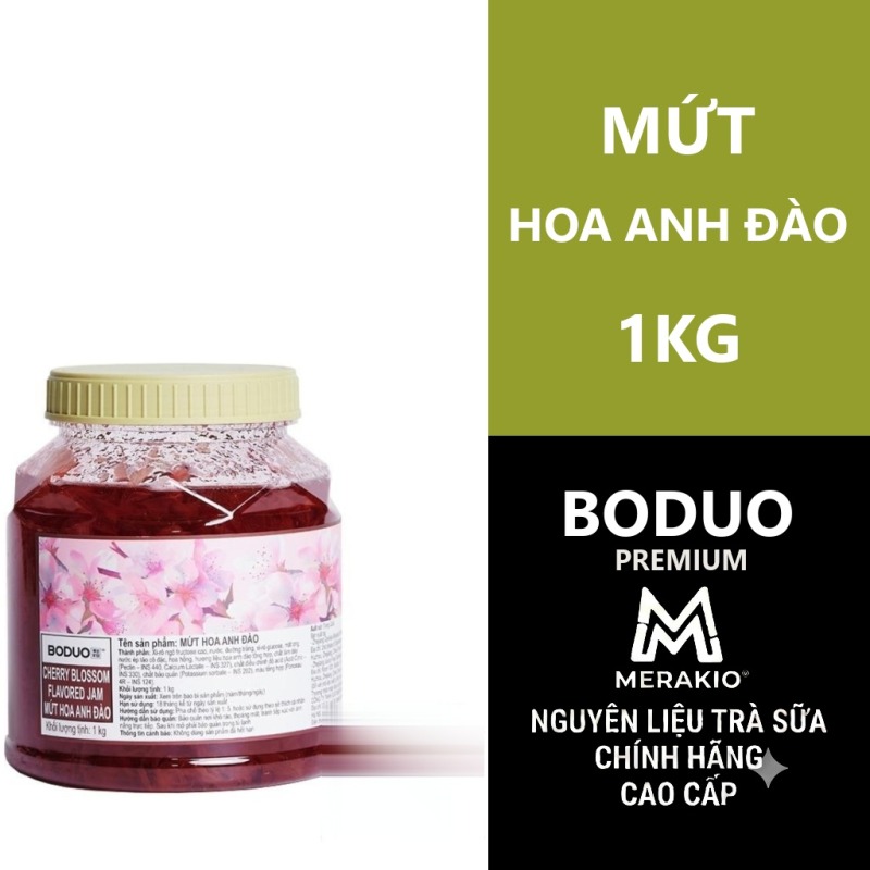 Mứt Boduo Hoa Anh Đào 1Kg